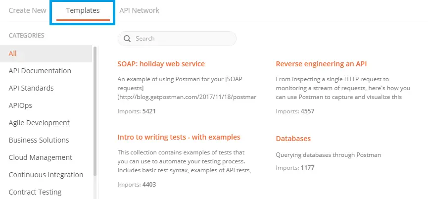 postman-templates postman-templates