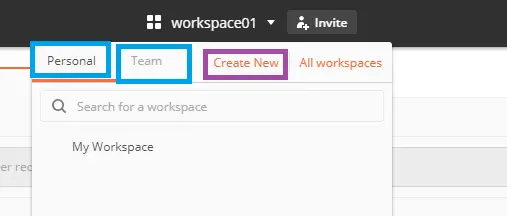 postman-workspace-types postman-workspace-types