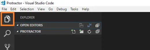 file-explorer-vscode-protractor