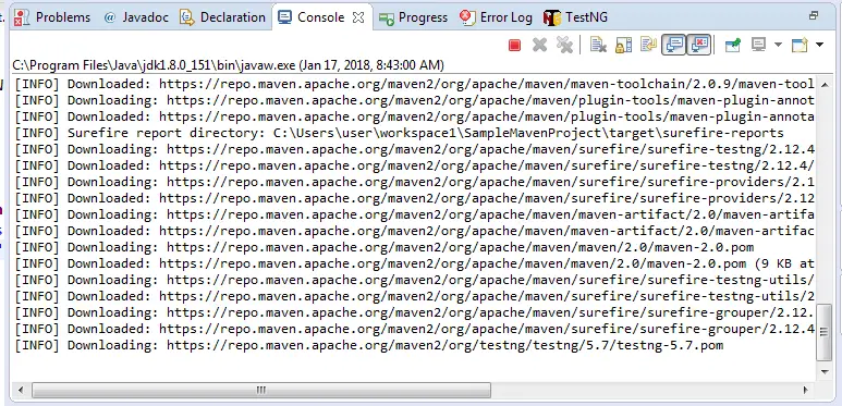 downlaoding-jars-on-run-maven-selenium