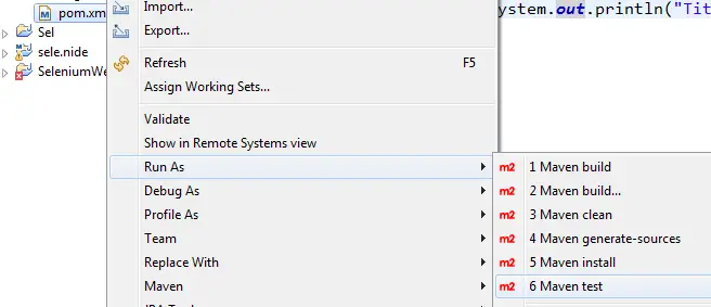 pom-xml-run-as-maven-test